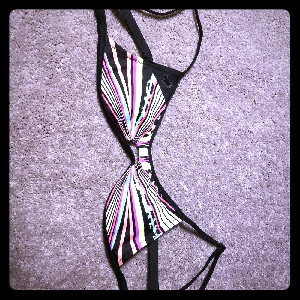 Fox racing cut out bikini top